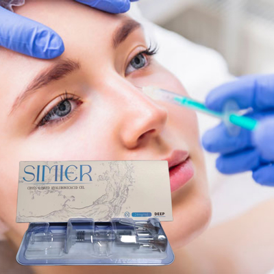 クロスリンクされたナトリウムヒアルロナートゲル 1ml 2ml ヒアルロナ酸鼻詰め物
