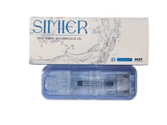 1ml 2ml クロスリンクされたヒアルロン酸フィルラー 24mg/Ml HA 皮膚フィルラー