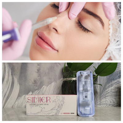 クロスリンクされたナトリウムヒアルロナートゲル 1ml 2ml ヒアルロナ酸鼻詰め物