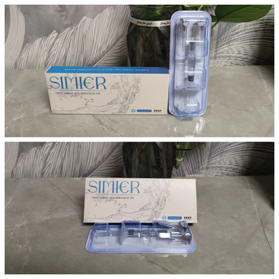 クロスリンクされたナトリウムヒアルロナートゲル 1ml 2ml ヒアルロナ酸鼻詰め物